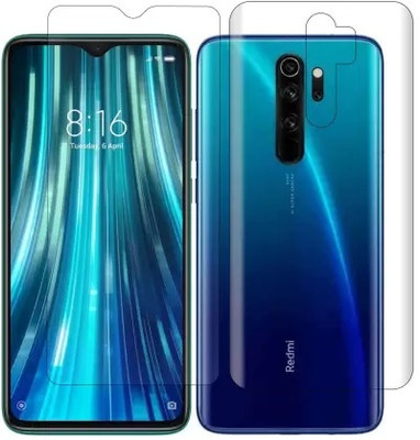 WowSimp Front and Back Tempered Glass for Redmi Note 8 Pro(Pack of 1)