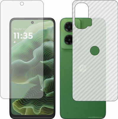 MOBART Front and Back Tempered Glass for Motorola Moto G35(Pack of 2)