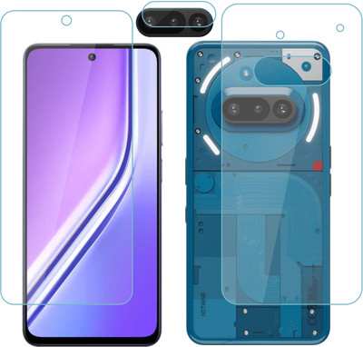 Ten To 11 Front and Back Tempered Glass for Nothing 3A(Pack of 3)