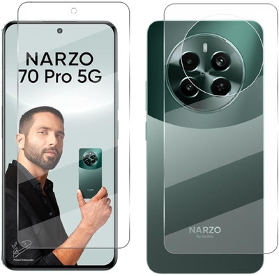 4 YARDS Front and Back Tempered Glass for Realme Narzo 70 Pro 5G(Pack of 1)