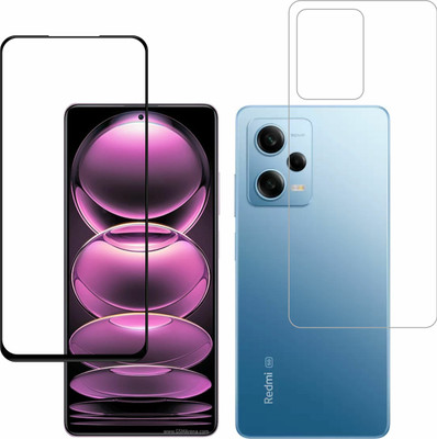Vatsin Front and Back Tempered Glass for Redmi Note 12 Pro 5G(Pack of 2)