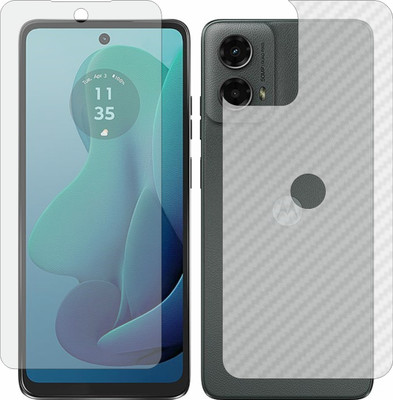 Fasheen Front and Back Tempered Glass for Motorola Moto G 2024(Pack of 2)