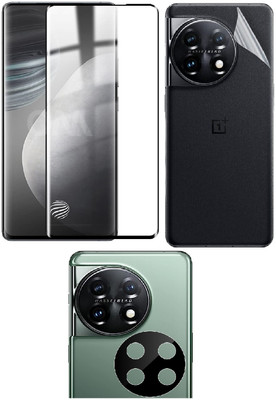 COVER CAPITAL Front and Back Screen Guard for Oneplus 11R(Pack of 3)