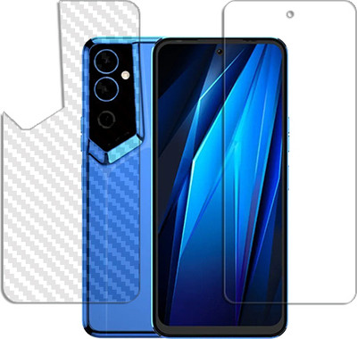 SOMTONE Front and Back Tempered Glass for Tecno Pova 4 Pro FRONT BACK SCREEN GUARD(Pack of 1)