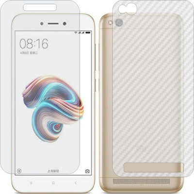 MOBART Front and Back Tempered Glass for Mi Redmi 5A(Pack of 2)