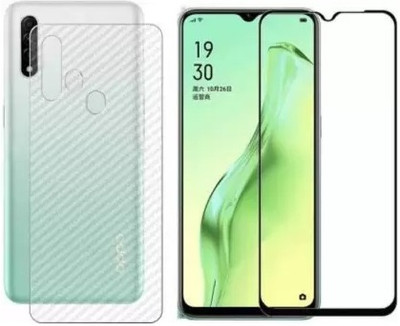 WowSimp Front and Back Tempered Glass for Oppo A31(Pack of 1)