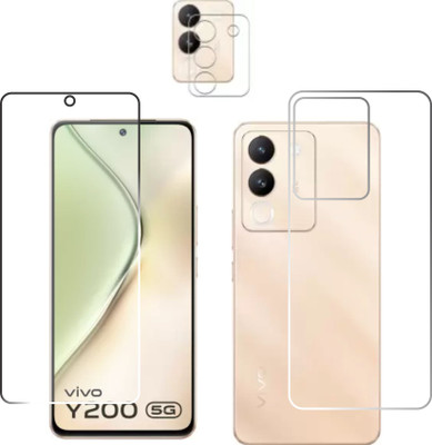 chakoor Front and Back Tempered Glass for vivo Y200 5G(Pack of 3)