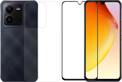 Vatsin Front and Back Tempered Glass for ViVO V25 5G(Pack of 2)