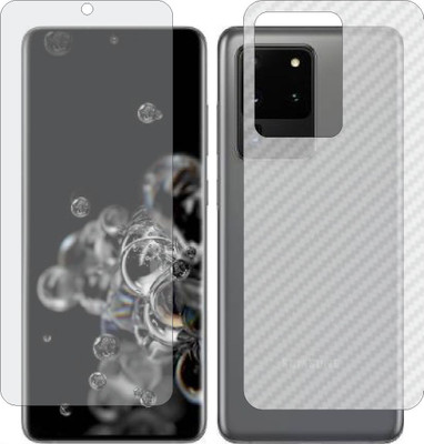 MOBART Front and Back Tempered Glass for SAMSUNG GALAXY S20 ULTRA(Pack of 2)