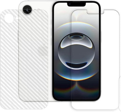 KHWABEEDA Front and Back Tempered Glass for APPLE IPHONE 16E 5G(Pack of 2)