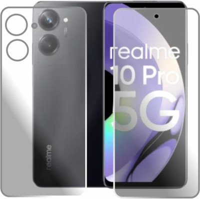 DOWRVIN Front and Back Tempered Glass for Realme 10 pro 5G front and back Tempered glass(Pack of 2)