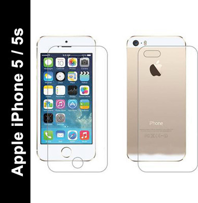PR SMART Front and Back Tempered Glass for Apple iPhone 5, Apple iPhone 5s(Pack of 2)