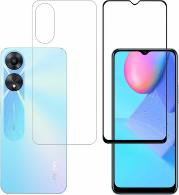 Ten To 11 Front and Back Tempered Glass for Oppo A78 5G(Pack of 2)