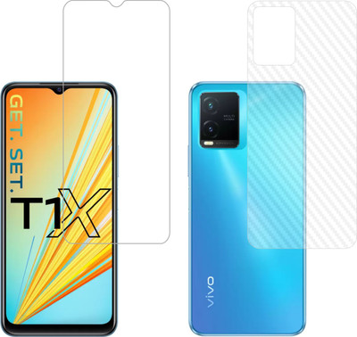 Ten To 11 Front and Back Tempered Glass for ViVO T1X(Pack of 2)