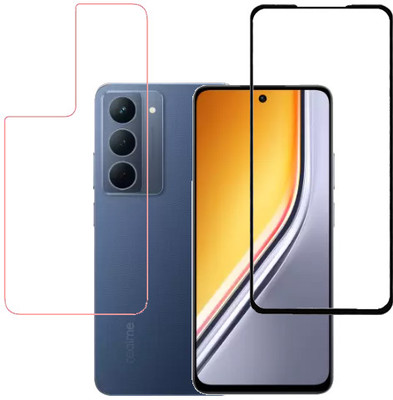 HOBBYTRONICS Front and Back Tempered Glass for Realme P3X(Pack of 1)
