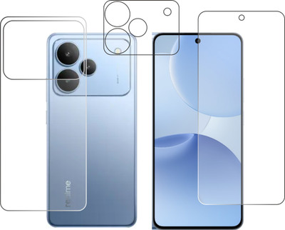 chakoor Front and Back Tempered Glass for realme P4 5G(Pack of 3)