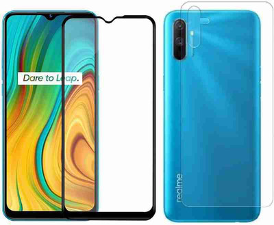 Guardor Front and Back Tempered Glass for Realme C3 Front And Back Screen Protector TPU Flexible Skin Screen Guard.(Pack of 3)