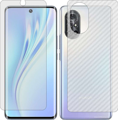 MOBART Front and Back Tempered Glass for HONOR V40 LITE(Pack of 2)
