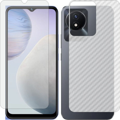 MOBART Front and Back Tempered Glass for VIVO Y 02(Pack of 2)