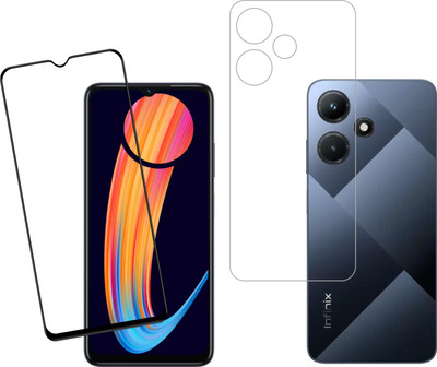 Ten To 11 Front and Back Tempered Glass for Infinix Hot 30i(Pack of 2)