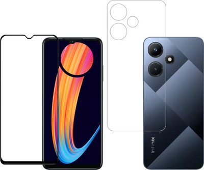 Vatsin Front and Back Tempered Glass for Infinix Hot 30i(Pack of 2)