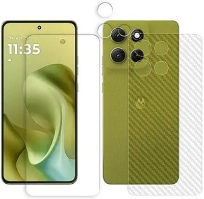 MUTAALI Front and Back Tempered Glass for Moto G86 5G(Pack of 1)