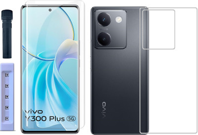 4 YARDS Front and Back Tempered Glass for Vivo Y300 Plus 5G(Pack of 1)