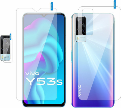 Clickbit Front and Back Tempered Glass for VIVO Y53s(Pack of 3)