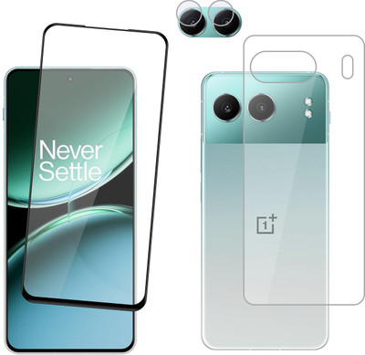 Ten To 11 Front and Back Tempered Glass for OnePlus Nord 4 5G, OnePlus Nord 4 5G [With Rear Camera Lens Guard](Pack of 3)