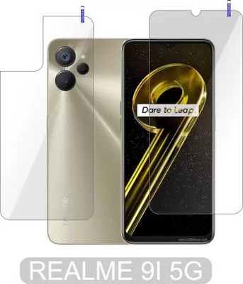 FINCH Front and Back Tempered Glass for REALME 9I 5G(Pack of 2)