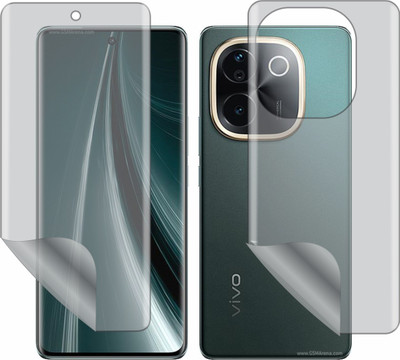 Mobling Front and Back Tempered Glass for Vivo T3 Pro 5G (Edge To Edge TPU Full Coverage)(Pack of 1)