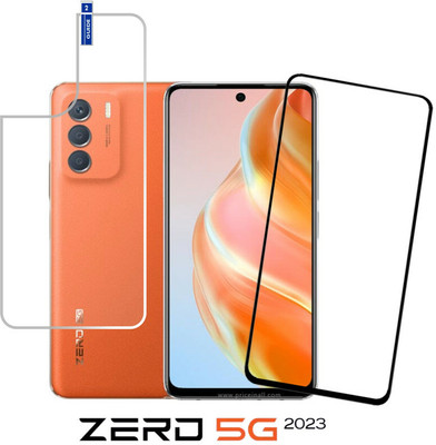 Olonga Front and Back Tempered Glass for INFINIX ZERO 5G 2023(Pack of 2)