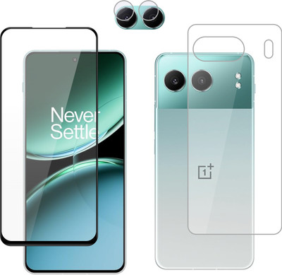 Vatsin Front and Back Tempered Glass for OnePlus Nord 4 5G, OnePlus Nord 4 5G [With Rear Camera Lens Guard](Pack of 3)