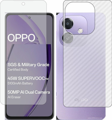MOBART Front and Back Tempered Glass for Oppo A3 CPH2683(Pack of 2)
