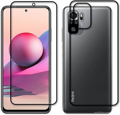 KHWABEEDA Front and Back Tempered Glass for REDMI NOTE 10s FRONT AND BACK TEMPARD GLASS(Pack of 2)