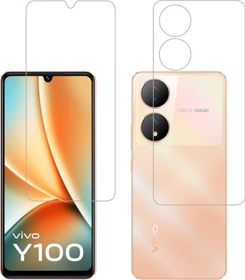 Vatsin Front and Back Tempered Glass for ViVO T2 5G(Pack of 2)