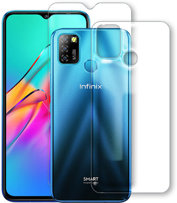 MUTAALI Front and Back Tempered Glass for Infinix Smart 5(Pack of 1)