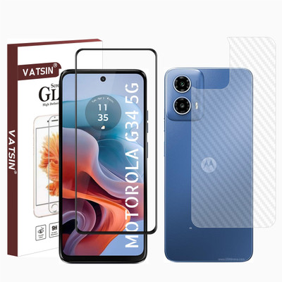 Vatsin Front and Back Tempered Glass for Moto G24 Power, Motorola G24 Power, MOTOROLA Moto G24 Power(Pack of 2)