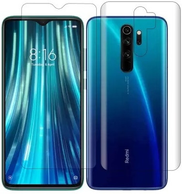 WowSimp Front and Back Tempered Glass for Redmi Note 8 Pro, Note 8 Pro Redmi(Pack of 1)