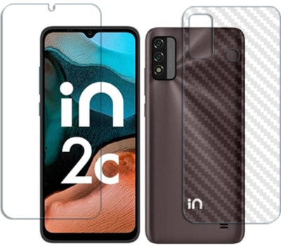 KHWABEEDA Front and Back Tempered Glass for MICROMAX IN 2C FRONT AND BACK TEMPERED GLASS(Pack of 2)