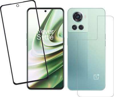 Vatsin Front and Back Tempered Glass for OnePlus 10R 5G(Pack of 2)