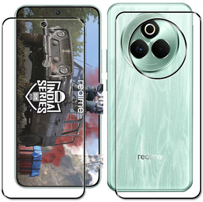 tombik Front and Back Tempered Glass for 6fa-Realme P3 Pro-fb(Pack of 2)