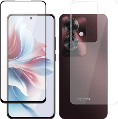 Vatsin Front and Back Tempered Glass for Oppo F25 Pro(Pack of 2)