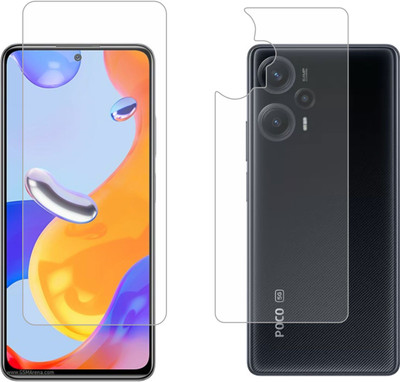 Ten To 11 Front and Back Tempered Glass for Poco F5 5G(Pack of 2)