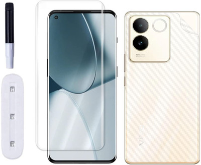 Bai and kaka Front and Back Tempered Glass for iQOO Z7 Pro(Pack of 2)