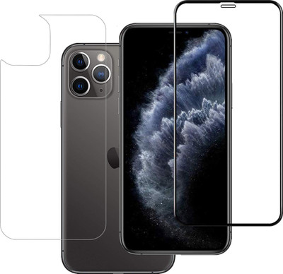 Menext Front and Back Tempered Glass for iphone 11 Pro(Pack of 2)