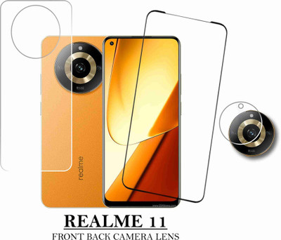 KANCHA Front and Back Tempered Glass for REALME 11(Pack of 1)