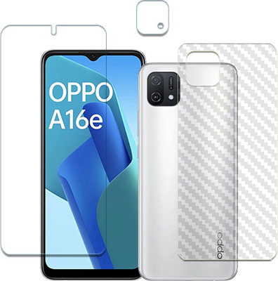 20SKY Front and Back Tempered Glass for Oppo A16e FRONTBACK AND CAMERA LENS SCREEN GUARD(Pack of 1)