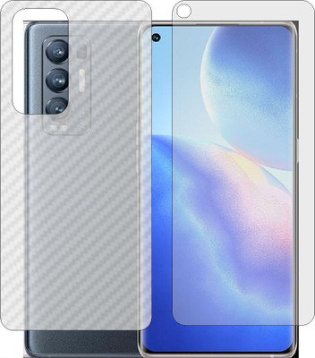 MOBART Front and Back Tempered Glass for OPPO FIND X3 NEO(Pack of 2)