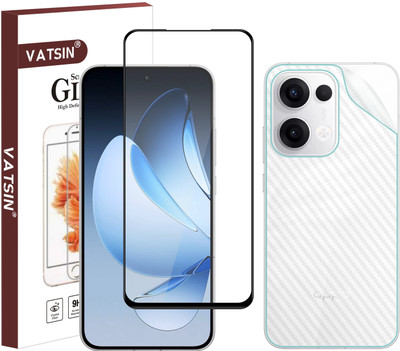 Vatsin Front and Back Tempered Glass for Oppo Reno 13 5G(Pack of 2)